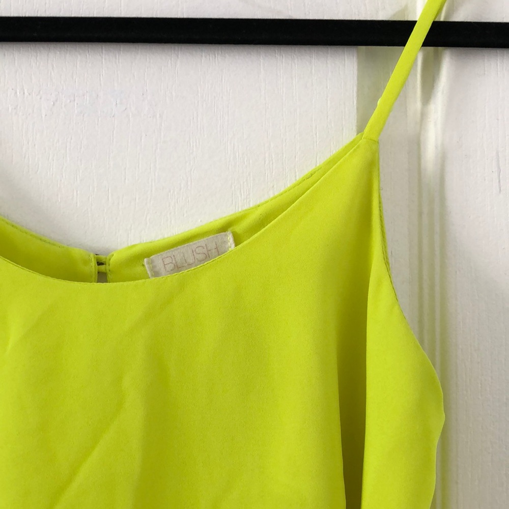 NEON YELLOW BLOUSE - Picture 2 of 3